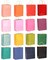 32 Packs Paper Bags with Handles Bulk 8.26"×6"×3.15" Small Gift Bags 16 Different Senior Color Bags Multiple Uses(Small Size)